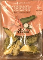 Cappellacci aux crevettes et courgettes