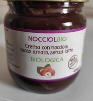 Crema con nocciole, cacao amaro, senza latte