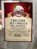 Treccine Zuccherate con mandorle