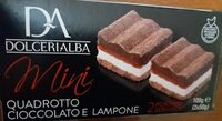 Mini quadrotto cioccolato e lampone