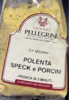 Polenta speck e porcini
