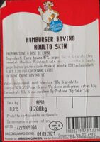 Hamburger Bovino Adulto Skin