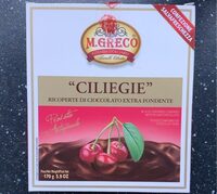 Ciliegie ricoperte di cioccolato extra fondente