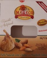 Fichi naturali cotti al forno con mandorle tostate