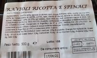 Ravioli di ricotta e spinaci