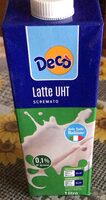 Latte uht scremato