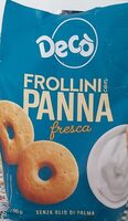 Frollini con panna fresca