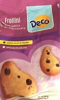 Frolllini con gocce di cioccolato