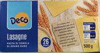 Lasagne pasta di semola di grano duro