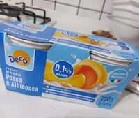 Yogurt magro pesca e albicocca