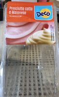 Tramezzini prosciutto cotto e maionese