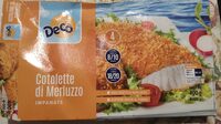 Cotolette di merluzzo impanate