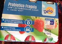 Probiotico fragola con L casei