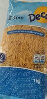 Fili d'oro decò pasta di semola di grano duro