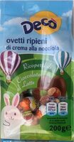 Ovetti ripieni di crema alla nocciola