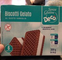 Biscotto gelato vaniglia