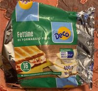 Fettine di formaggio fuso