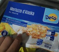 Merluzzo d Alaska al gratin