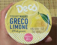Yogurt magro limone