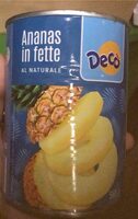Ananas in fette al naturale