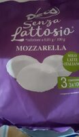 Mozzarella senza lattosio