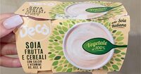 Soia frutta e cereali yogurt