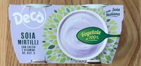 Yogurt soia mirtilli