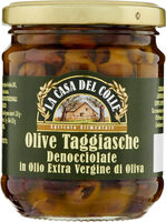 Olive taggiasche denocciolate in olio extra vergine di oliva