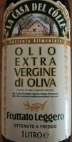Olio extra vergine di oliva fruttato leggero