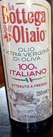 Olio extra vergine di oliva 100% italiano