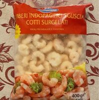 Gamberi indopacifici sgusciati cotti aurgelati