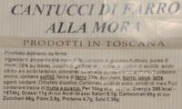 Cantucci di farro alla mora