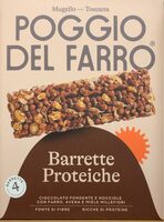 Barrette Proteiche -  Cioccolata Fondente E Nocciole