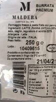 Butrata premium