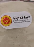 Formaggio Asiago DOP fresco a fette