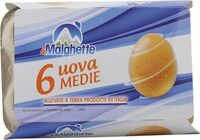 Uova medie allevate a terra