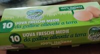 Uova fresche medie