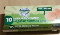 Uova fresche medie
