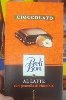 Cioccolato al latte con granella di nocciole