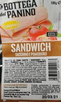 Sandwich tacchino e pomodoro