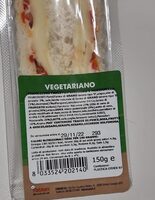 Tramezzini pomodoro e mozzarella