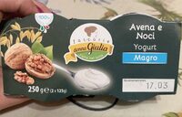 Yogurt avena e noci