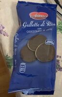 Gallette di riso con cioccolato al latte