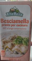 Besciamella pronta per cucinare UHT