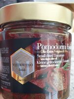 Pomodorini Essiccati in olio extra verrine di oliva