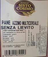 Pane Azzimo Multicereale