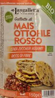 Gallette di mais ottofile rosso