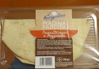 Piadina farcita prosciutto crudo e mozzarella
