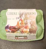 Uova libere all'aperto