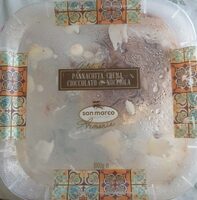 Gelato al gusto pannacotta, crema e nocciola